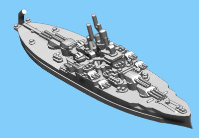 US Nevada (1944) - Battleship - 1:1800