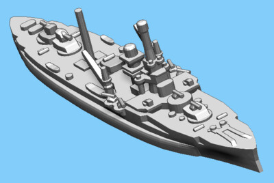 US Florida (1941) - Battleship - 1:1800