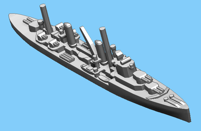 British Arethusa - Cruiser - 1:1800