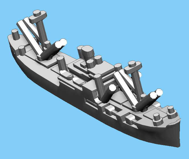 German Komet - Auxiliary - 1:1800