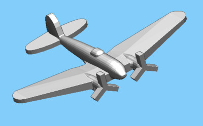 German Heinkel HE111 - Bomber - 1:900