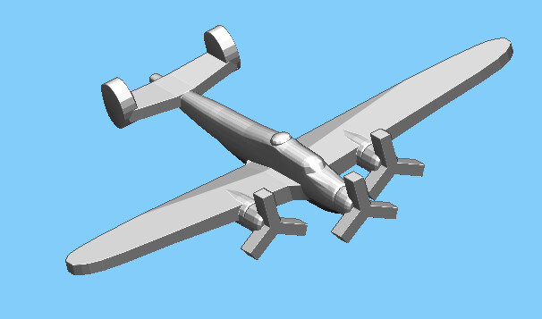 Italian CANT Z.1007 Alcione - Bomber - 1:900