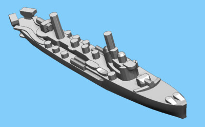 Italian Orsa - Torpedo Boat - 1:1800