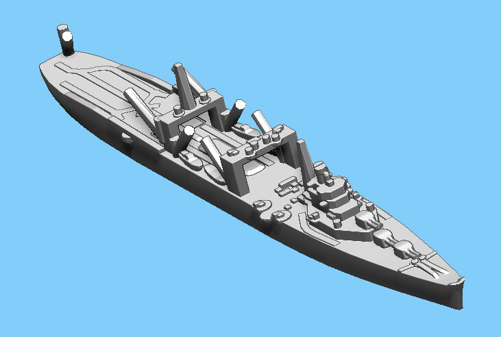 Japanese Nisshin - Cruiser - 1:2400