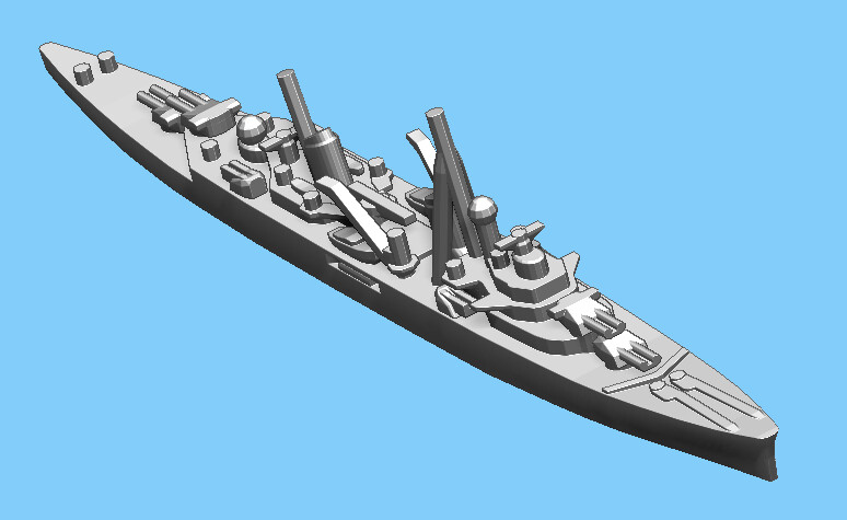 German M Class (Plan Z) - Cruiser - 1:1800