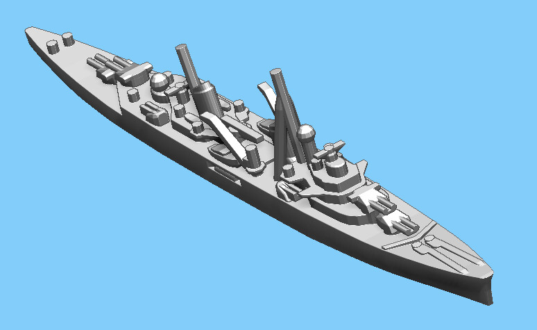 German M Class (Plan Z)  - Cruiser - 1:1800