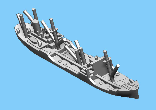 Japanese Tatekawa Maru - Auxiliary - 1:1800