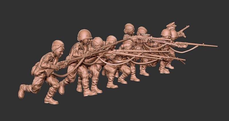 Soviet Women Summer Squad 001 - 1/56 Scale