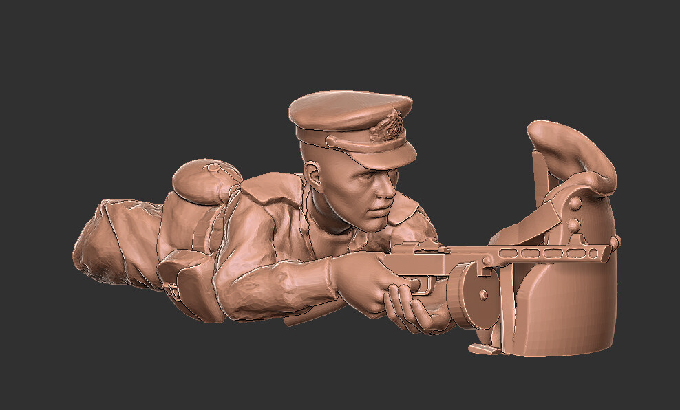Soviet Sailor Engineer - 1/48 Scale