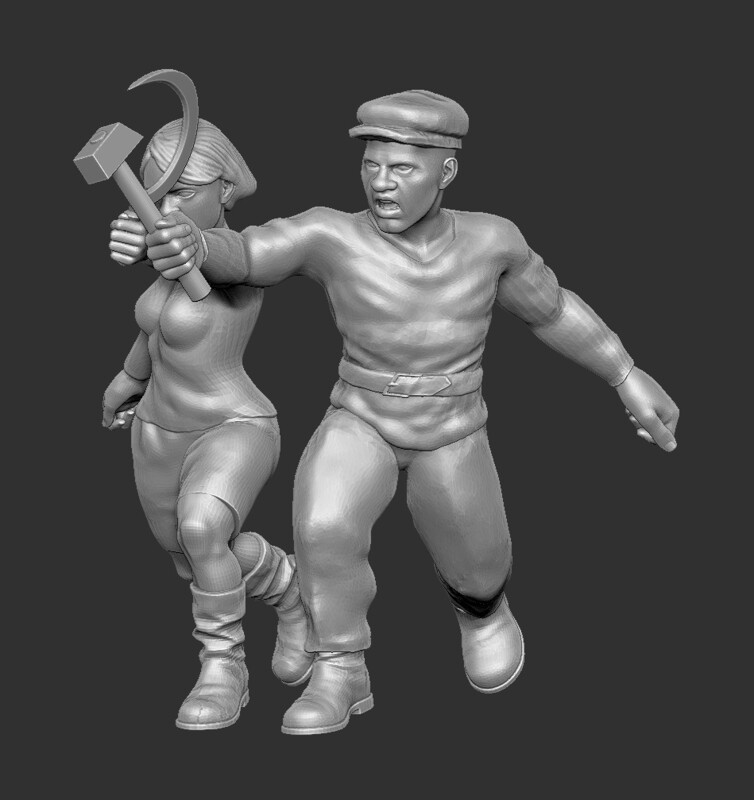 Soviet Hammer & Sickle - 1/56 Scale