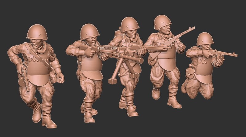 Soviet Engineers - 1/48 Scale