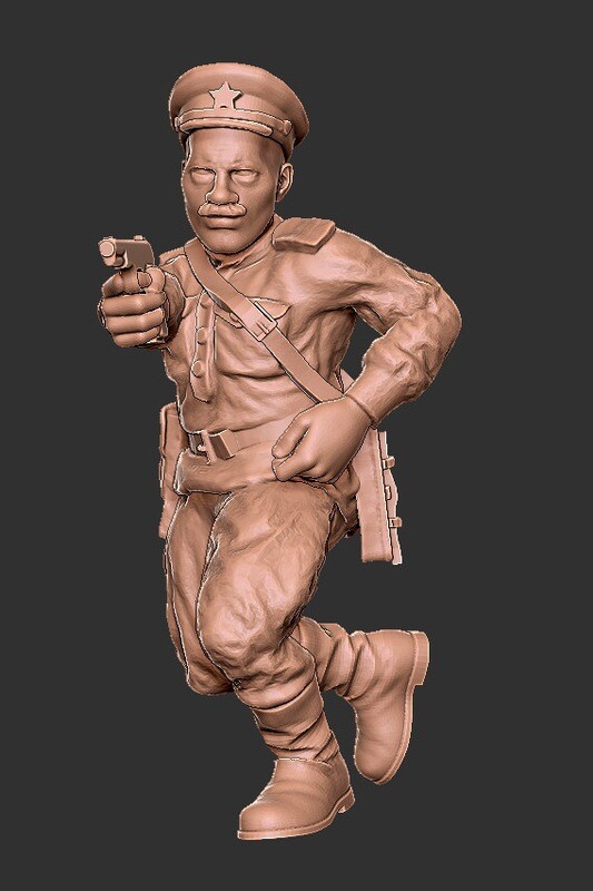 Soviet Commander - 1/48 Scale