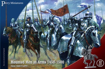 (WR 40) Mounted Men at Arms 1450-1500 (12 mounted figures)