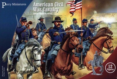 (ACW2) Plastic American Civil War Cavalry (box of 12 figures)
