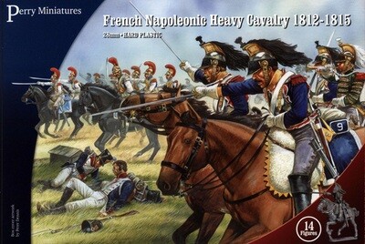 (FN 120) Plastic French Napoleonic Heavy Cavalry box set (Cuirassiers/Carabiniers 14 figures)