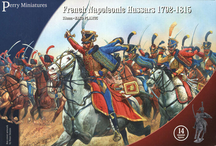 (FN 140) Plastic French Napoleonic Hussar box set (14 hussars)