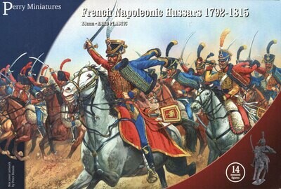 (FN 140) Plastic French Napoleonic Hussar box set (14 hussars)