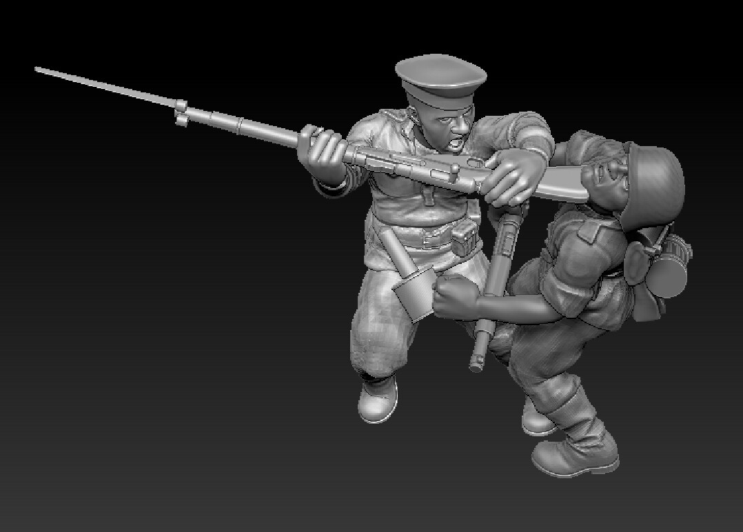 Soviet vs German - 1/56 Scale