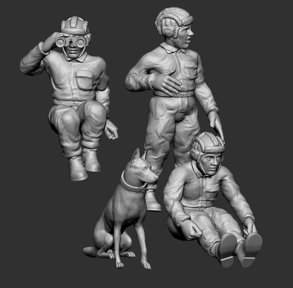 Soviet Tank Crewman 004 - 1/56 Scale