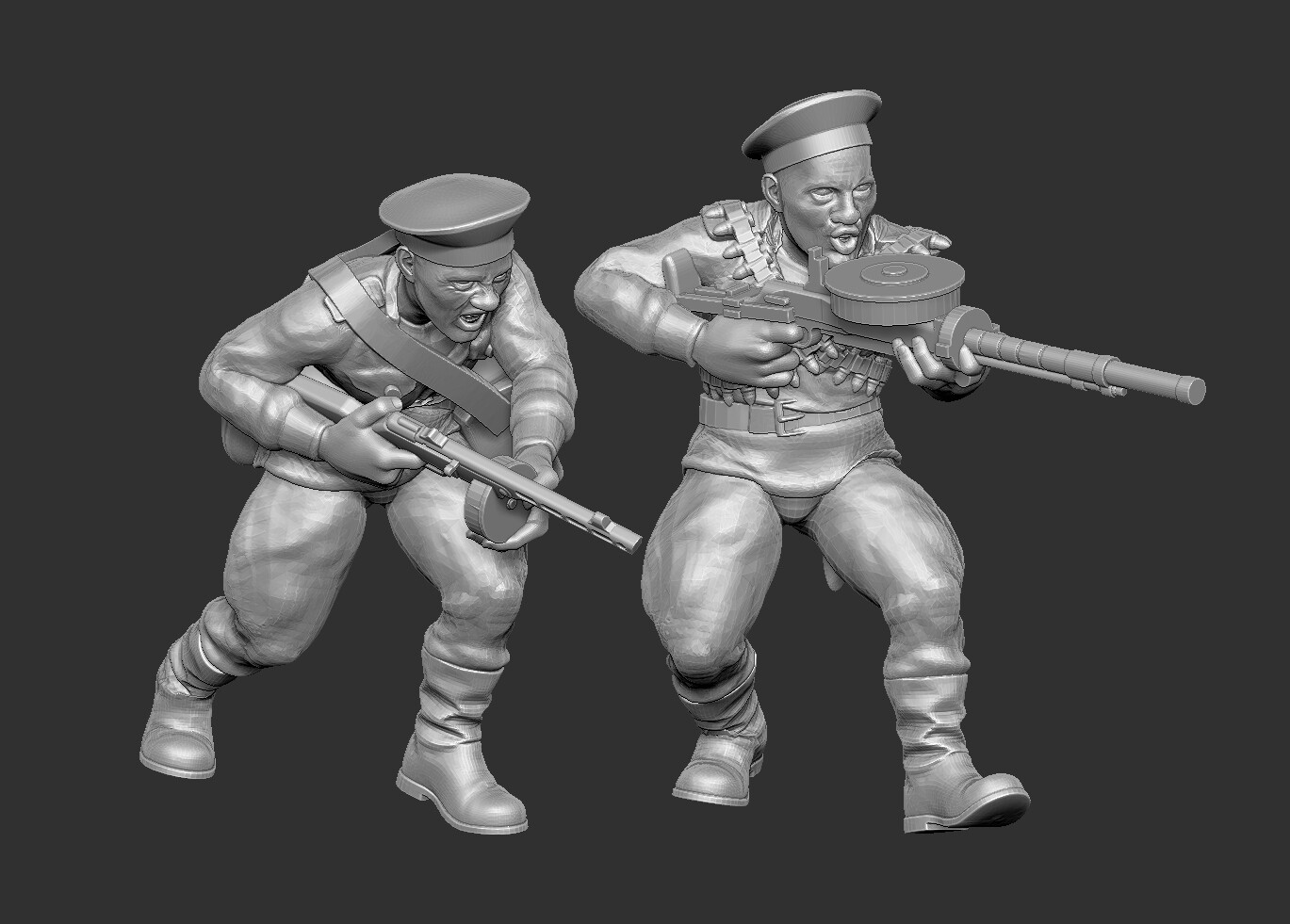 Soviet Marine Attack Team 001 - 1/56 Scale