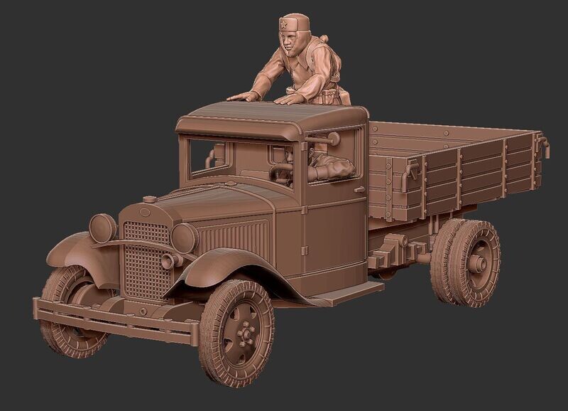 Soviet Gaz AAA Truck - 1/48 Scale