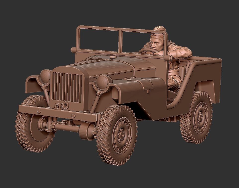 Soviet Gaz-64  - 1/56 Scale