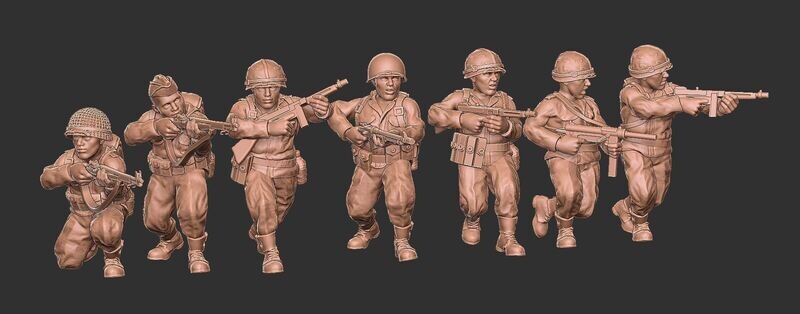 American Infantry - 1/48 Scale