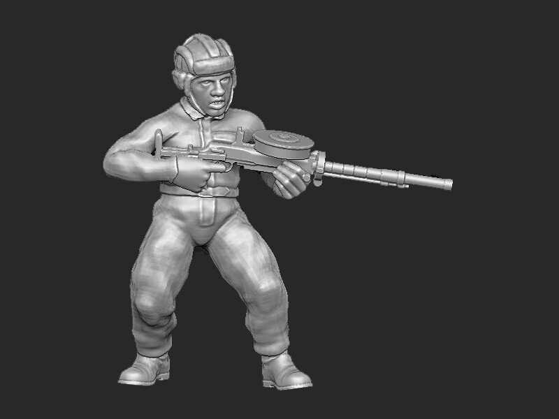 Soviet Tank Crewman 003 - 1/48 Scale