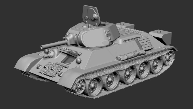 T-34 (1940)  - 1/48 Scale