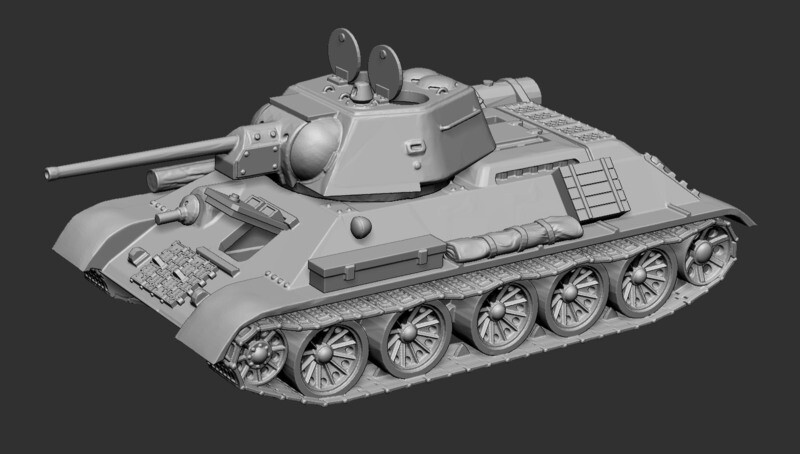 T-34 (1943)  - 1/48 Scale