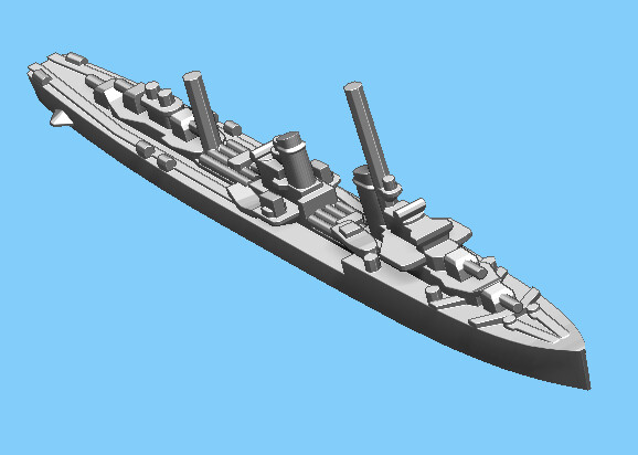 German Type 1934 - Destroyer - 1:1800