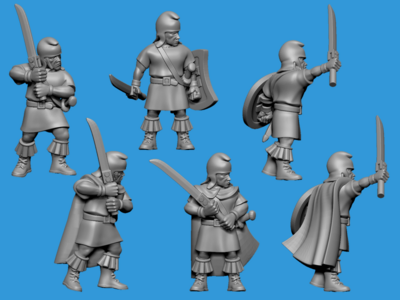 Thracian Rhomphaia Regiment with Command Pack (28mm)