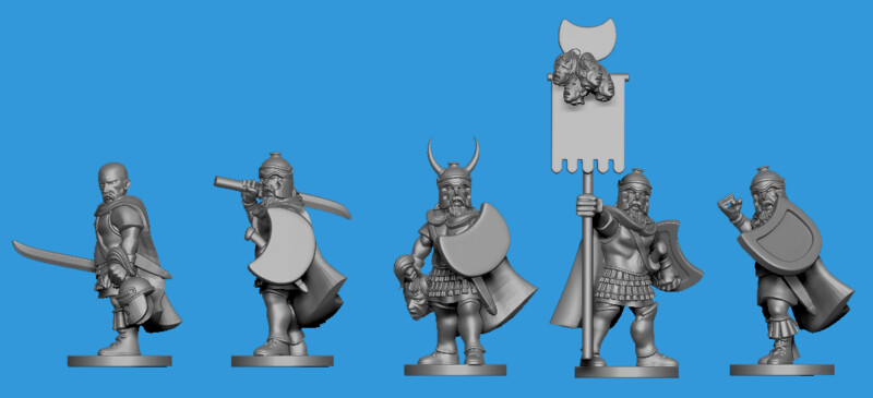 Thracian 5 Man Character Pack (28mm)