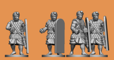 Indian Armoured Spearmen Pack (28mm)