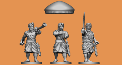 Indian Parasol Command Pack (28mm)