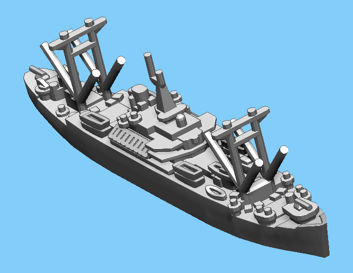 USS Mount McKinley Class - Command Ship - 1:2400