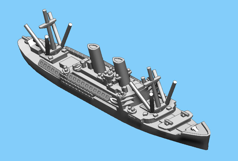 USS General John Pope Class - Transport Ship - 1:2400