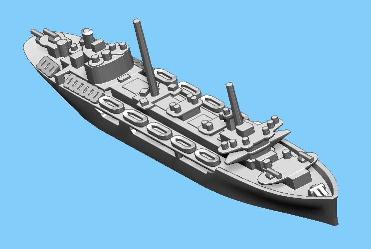US General G. O. Squier Class - Transport Ship - 1:1800