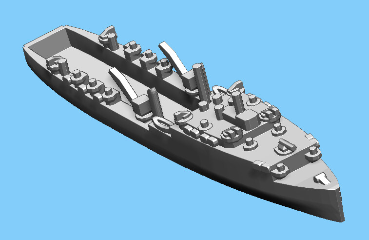 US Ashland Class - Docking Ship - 1:1800