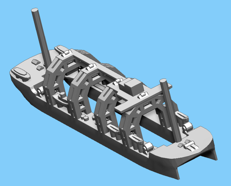Soviet Kommuna - Salvage Ship - 1:1800