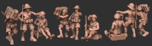 Italian Squad 4 - 1/48 Scale