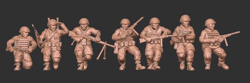 Italian Paratroopers - 1/48 Scale