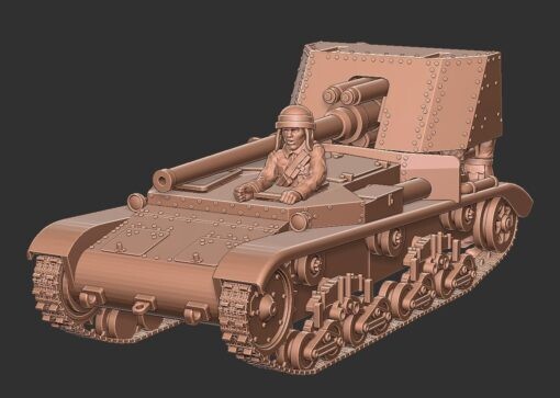 Semovente 90/53 with Crew - 1/56