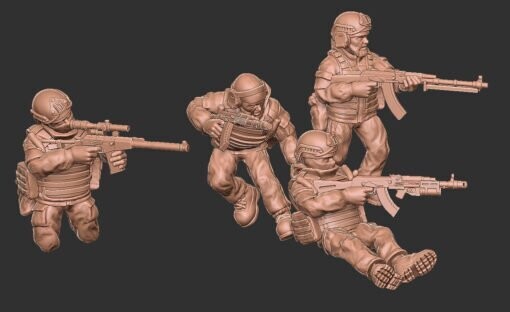 Russian Squad 5 - 1/48 Scale
