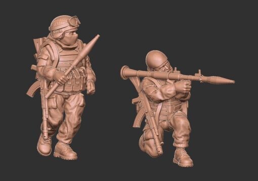 Russian Squad 4 - 1/56 Scale
