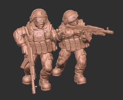 Russian Squad 3 - 1/56 Scale