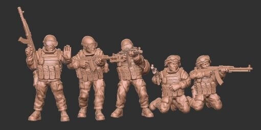 Russian Squad 2 - 1/48 Scale
