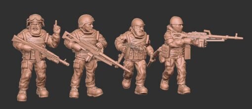 Russian Soldiers 2 - 1/48 Scale