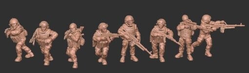 Russian Squad 1 - 1/48 Scale