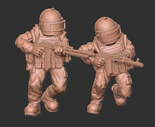 Russian Soldiers 1 - 1/48 Scale